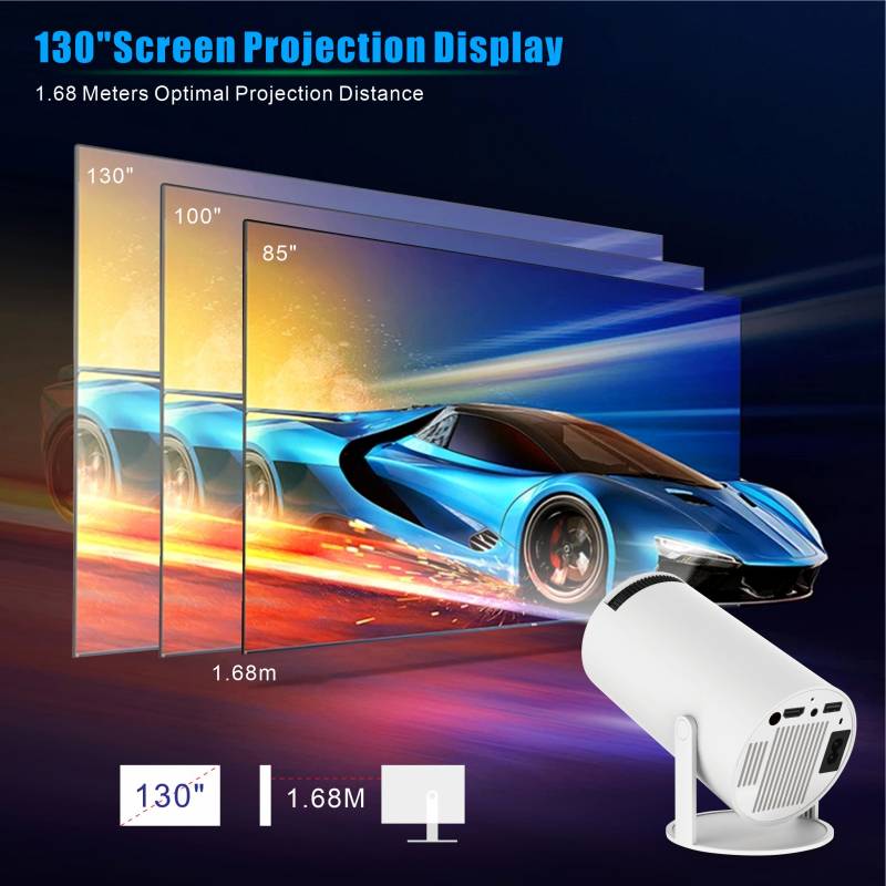 Newest Smart Android 11 Home Theater Projecteur Portable