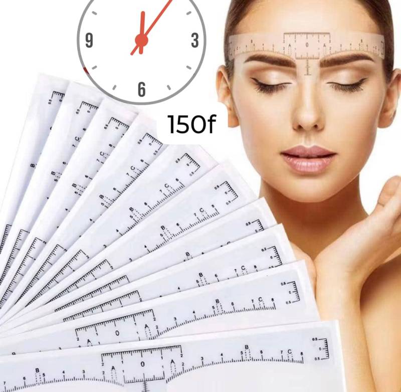 Règle Sourcils Microblading – Outil Mesure Précise, Guide Maquillage Professionnel Cameroun